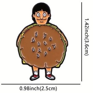 Bobs Burger Costume Enamel Pin